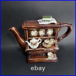 Royal Albert Old Country Roses Mini Teapot Welsh Dresser Cardew Design 1996 EXC
