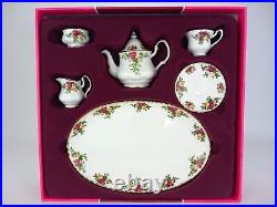Royal Albert Old Country Roses Miniature Tea Set for One Boxed