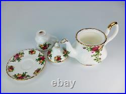 Royal Albert Old Country Roses Miniature Tea Set for One Boxed