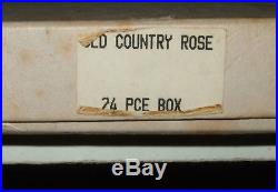 Royal Albert Old Country Roses Monogram Cutlery 24 Piece Set, Appears Unused