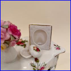 Royal Albert Old Country Roses Music Box Dresser Exc Condition Rare