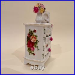 Royal Albert Old Country Roses Music Box Dresser Exc Condition Rare