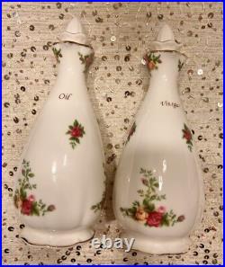 Royal Albert Old Country Roses Oil and Vinegar Set