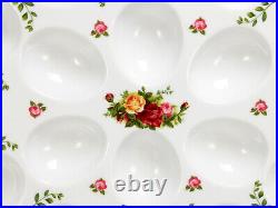 Royal Albert Old Country Roses Oval Deviled Egg Dish 13x 11- 18 Eggs