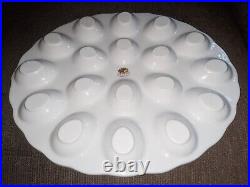 Royal Albert Old Country Roses Oval Deviled Egg Dish Serving Platter Plate Tray