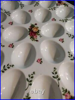 Royal Albert Old Country Roses Oval Deviled Egg Platter Tray Replacement China