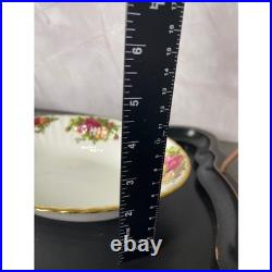 Royal Albert Old Country Roses Oval Vegetable Bowls Set of 3 Bone China Gold Rim