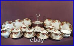 Royal Albert Old Country Roses Pattern, Tea Set 21 Pieces
