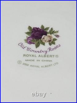 Royal Albert Old Country Roses Pierced Lace Chip Dip Replacement Plate Only