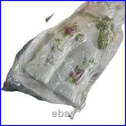 Royal Albert Old Country Roses Pink Gold Bow Bunny Rabbit Figurine 12 1/8 New