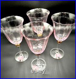 Royal Albert Old Country Roses Pink OCR Formal Goblets Set Of 4