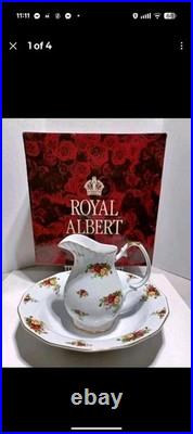 Royal Albert Old Country Roses Pitcher And Basin Large NEW IN BOX ONE DAY SALE
