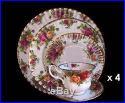 Royal Albert Old Country Roses Plates Dinner Dessert Salad/Lunch Cups saucer 20