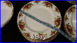 Royal Albert Old Country Roses Plates Tea Dinnerware 54-Piece Set Service for 11