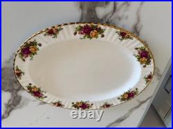 Royal Albert Old Country Roses Platter Plate Extra large Oval plate