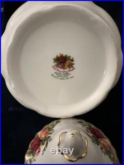 Royal Albert Old Country Roses Porcelain 4 Pc Teapot & Warmer Creamer & Sugar Royal Albert Old Country Roses Porcelain 4 Pc Teapot & Warmer Creamer & Sugar