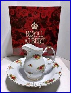 Royal Albert Old Country Roses Porcelain Floral Pitcher & Basin Set brand new