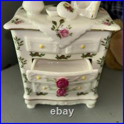 Royal Albert Old Country Roses Porcelain Music Box Dresser'62 Beautiful Dreamer Royal Albert Old Country Roses Porcelain Music Box Dresser'62 Beautiful Dreamer