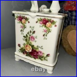 Royal Albert Old Country Roses Porcelain Music Box Dresser'62 Beautiful Dreamer Royal Albert Old Country Roses Porcelain Music Box Dresser'62 Beautiful Dreamer