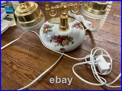 Royal Albert Old Country Roses Push Button Telephone The Artistic Astral
