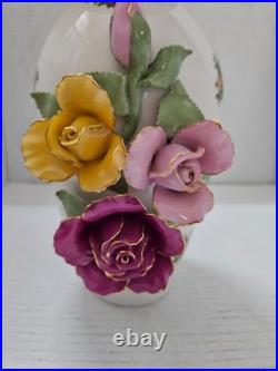 Royal Albert Old Country Roses RARE Capodimonte Vase EXCELLENT
