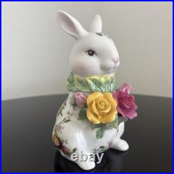 Royal Albert Old Country Roses Rabbit Tea Set Tea Pot Creamer Sugar