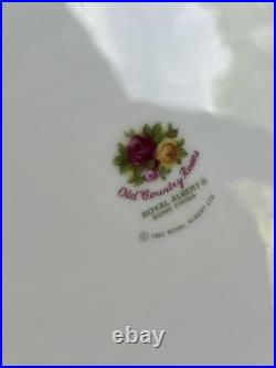 Royal Albert Old Country Roses Rare Covered Soup Tureen & Lid England 1962 14