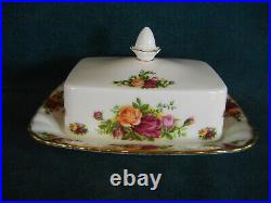 Royal Albert Old Country Roses Rectangular Covered Butter Dish