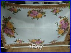 Royal Albert Old Country Roses Rectangular Table Cloth 8 Tablemats & 16 Napkins