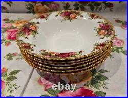 Royal Albert Old Country Roses Rim Soup Six