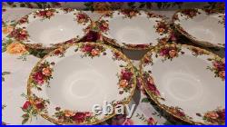 Royal Albert Old Country Roses Rim Soup Six