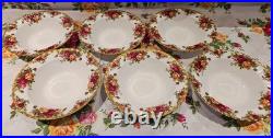 Royal Albert Old Country Roses Rim Soup Six