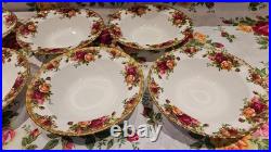 Royal Albert Old Country Roses Rim Soup Six