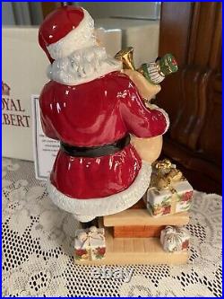 Royal Albert Old Country Roses Rooftop Santa 1962 (3477)