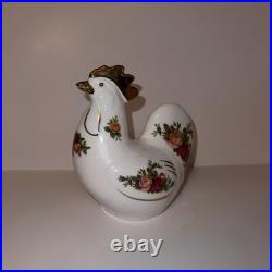 Royal Albert Old Country Roses Rooster Figurine