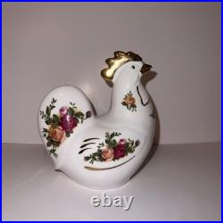 Royal Albert Old Country Roses Rooster Figurine