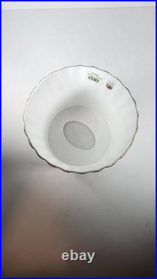 Royal Albert Old Country Roses Round Bone China Tissue Box Holder Cover #14721
