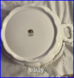 Royal Albert Old Country Roses Round Covered Vegetable Serving Bowl Bone China
