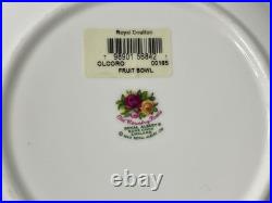 Royal Albert Old Country Roses Round Large Fruit Serving Bowl 9 1/2 1962 Rare
