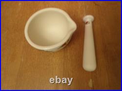 Royal Albert Old Country Roses Round Mortar and Pestle Set Very Rare Royal Albert Old Country Roses Round Mortar and Pestle Set Very Rare