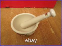 Royal Albert Old Country Roses Round Mortar and Pestle Set Very Rare Royal Albert Old Country Roses Round Mortar and Pestle Set Very Rare