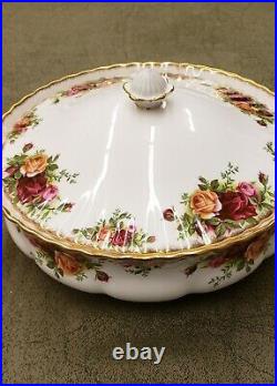 Royal Albert Old Country Roses Round Vegetable Bowl with Lid