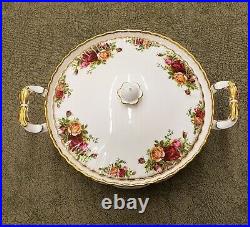 Royal Albert Old Country Roses Round Vegetable Bowl with Lid