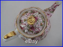 Royal Albert Old Country Roses Ruby Celebration 2002 Design Teapot China England