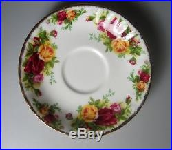 Royal Albert Old Country Roses (SET OF 4) 5-piece Place Settings Made in UK/E