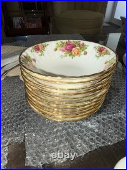 Royal Albert Old Country Roses Salad/Desert Bowls 11
