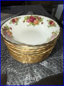 Royal Albert Old Country Roses Salad/Desert Bowls 11