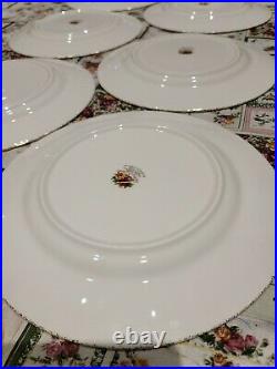 Royal Albert Old Country Roses Salad Plates 8 Seconds Excellent Condition