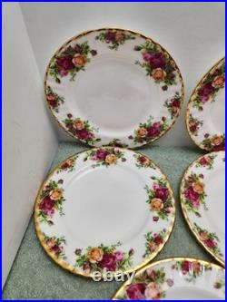 Royal Albert Old Country Roses Salad Plates 8 Set of 11
