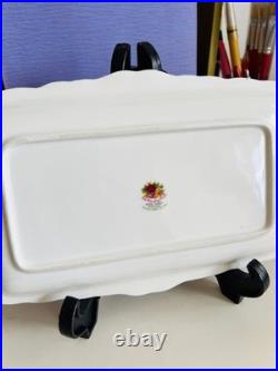 Royal Albert Old Country Roses Sandwich Tray Serving Plate Discontinued New